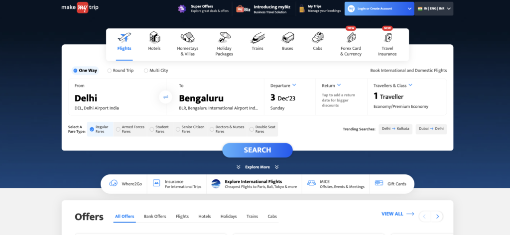 cheap flight ticket booking websites. 
https://travelersguider.com/